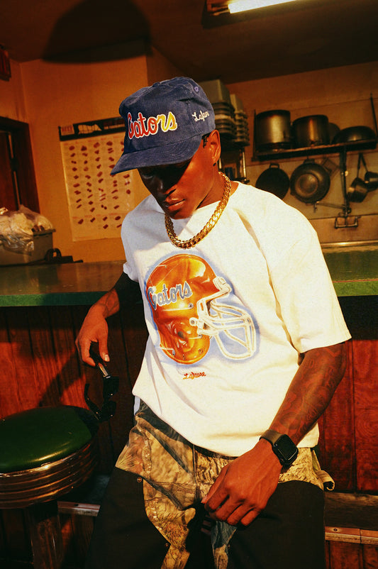 Blue Gators Script Trucker