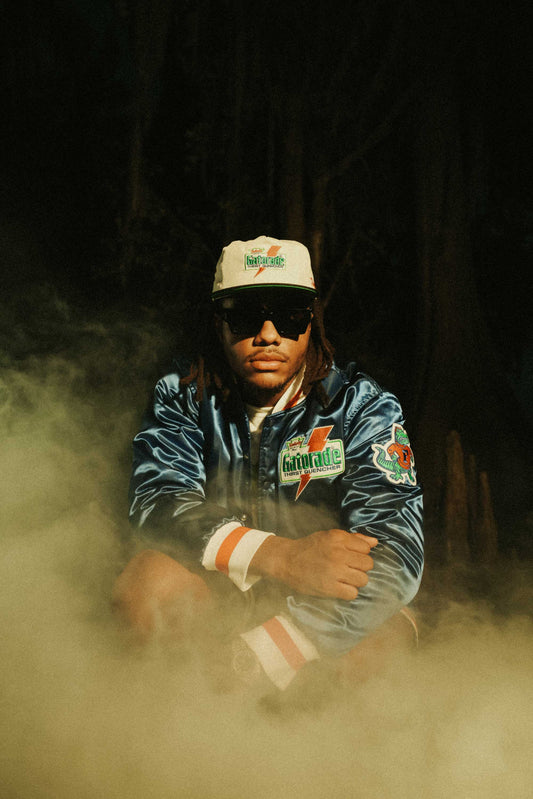 Gatorade Blue Satin Jacket
