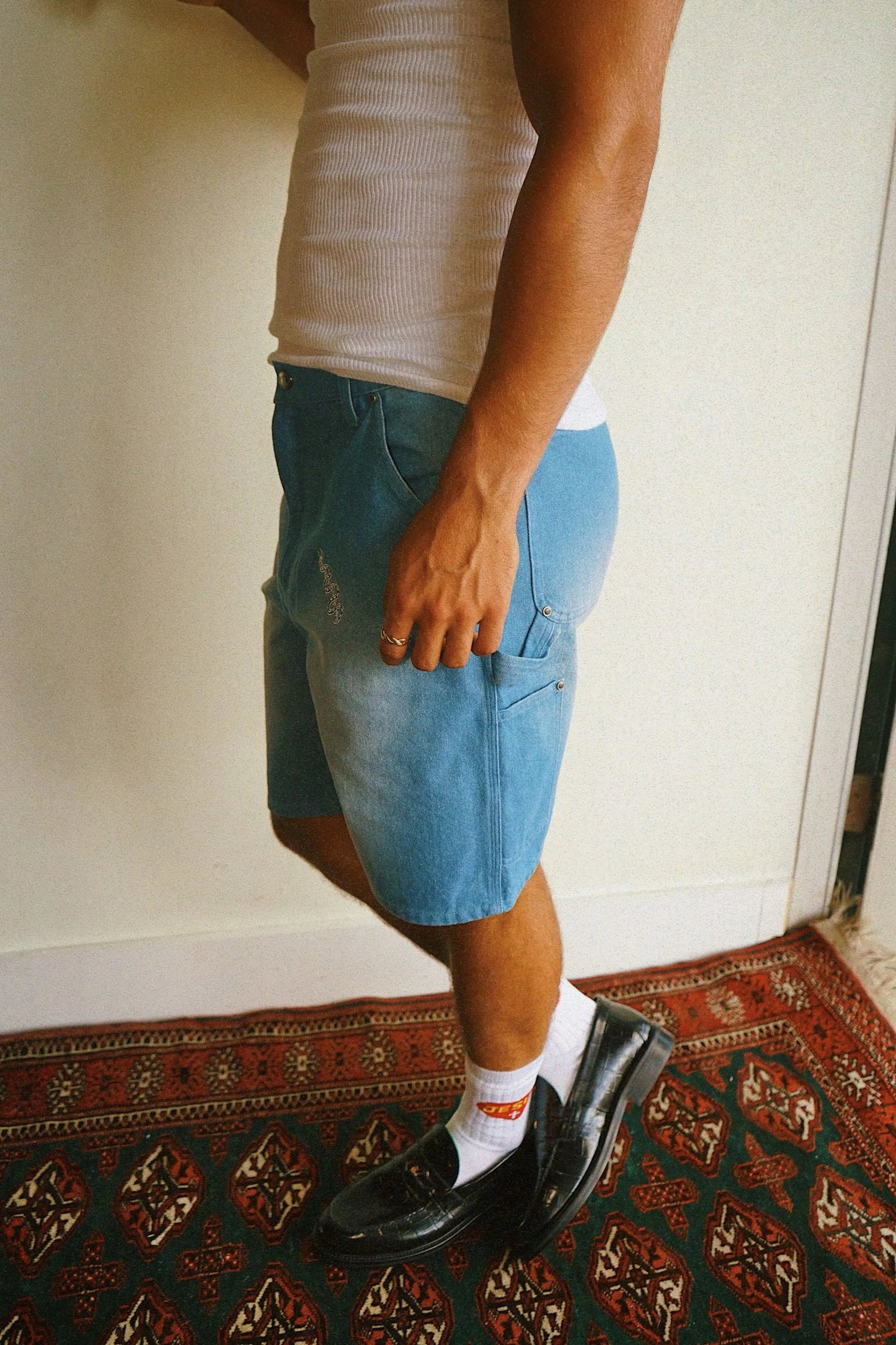 Lafavre Medium Wash Jorts