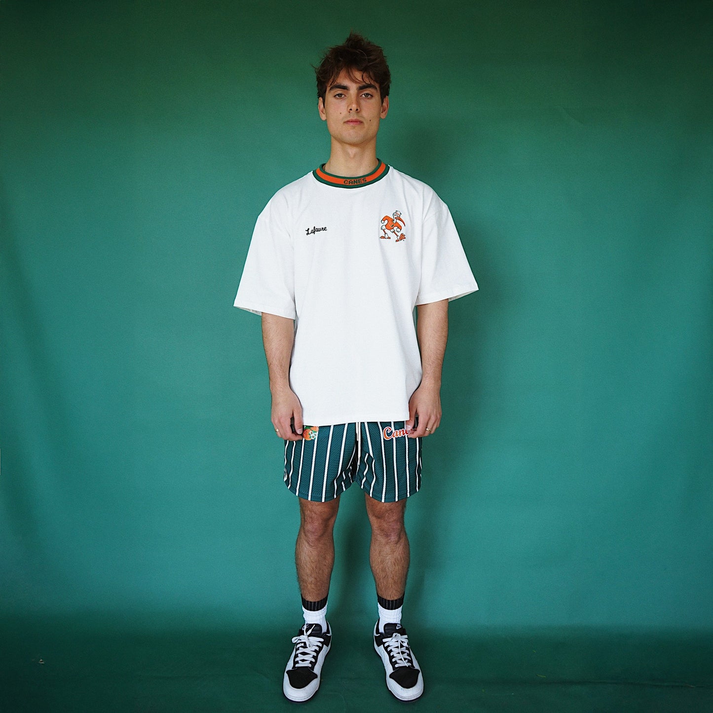 Canes Ribbed Collar Tee