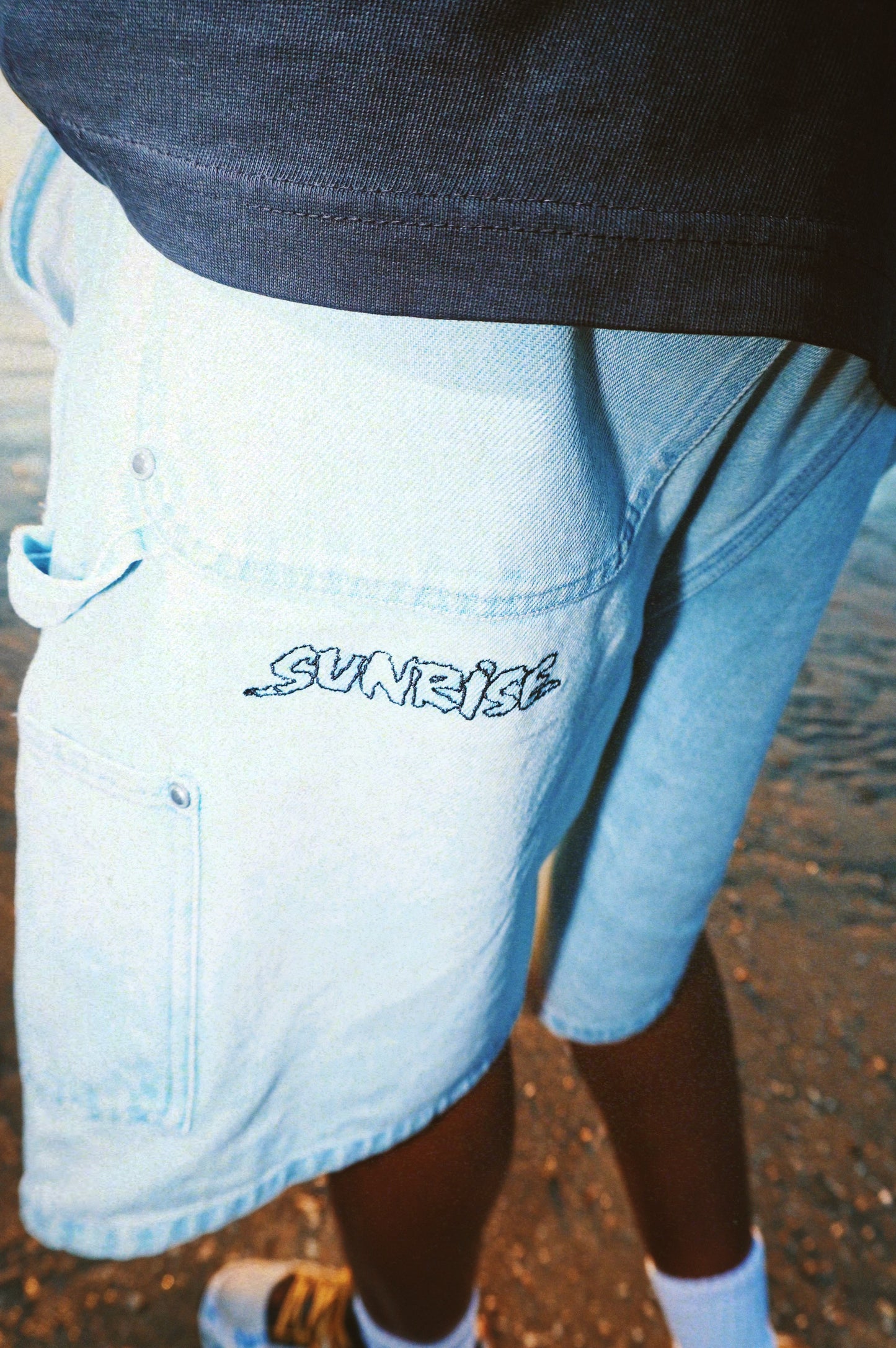 Sunrise Skate Light Wash Jorts