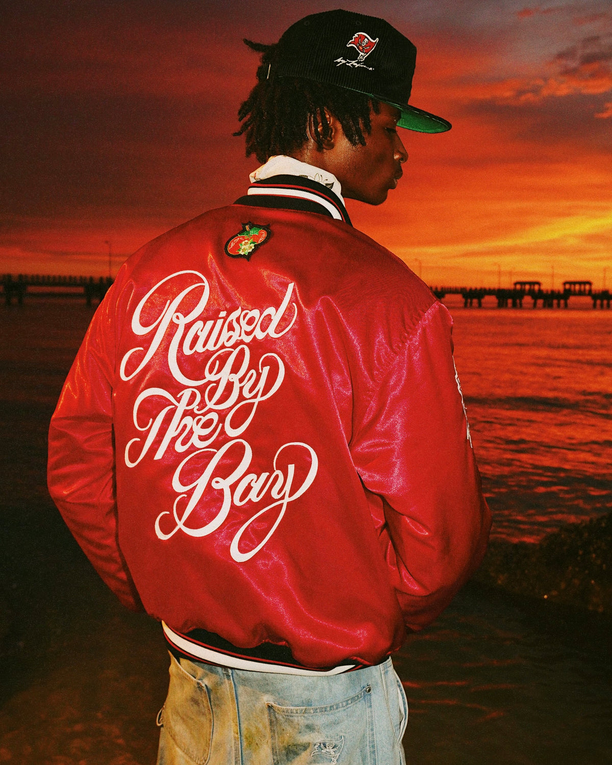 Buccaneers RBTB Red Satin Jacket