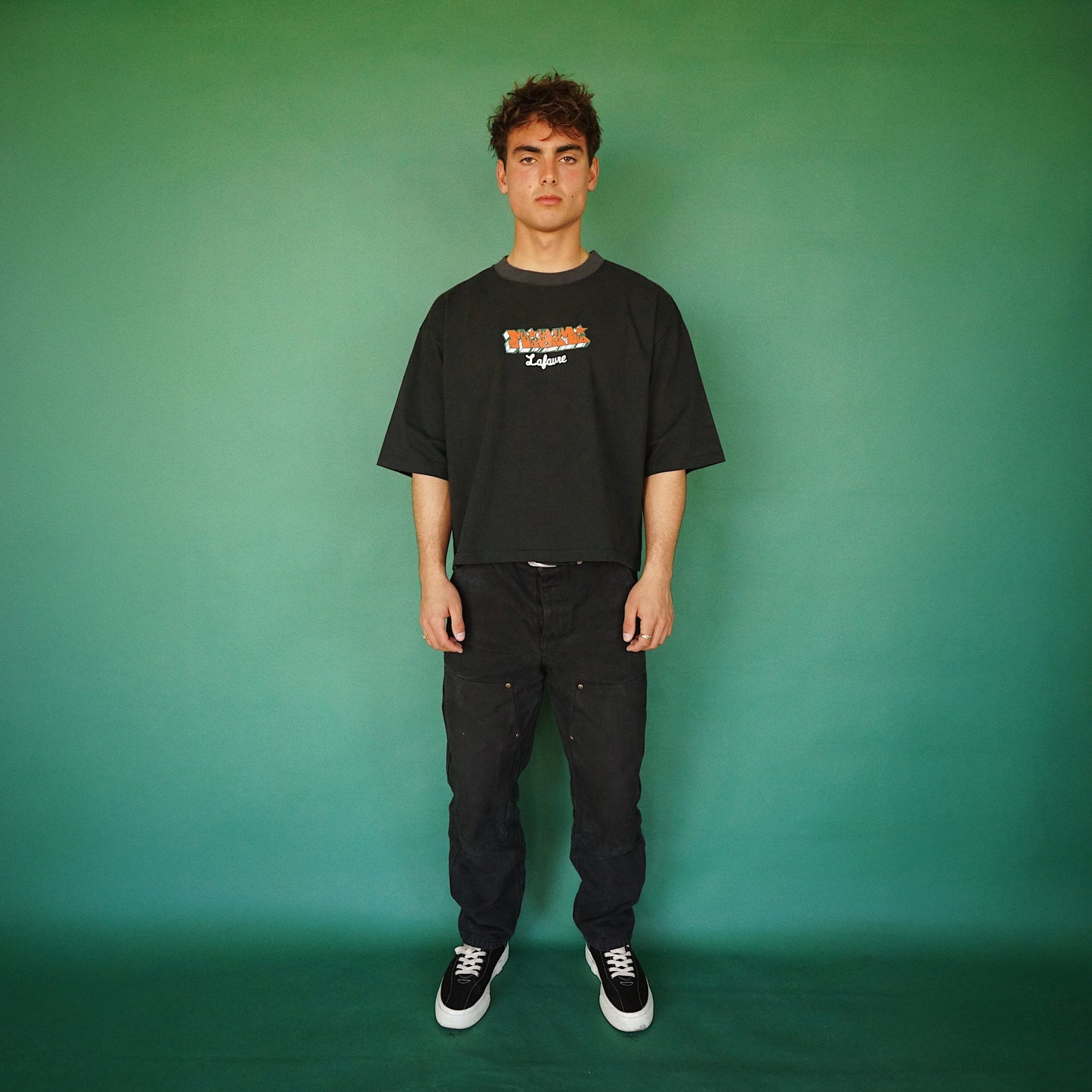 Miami Graffiti Tee Black