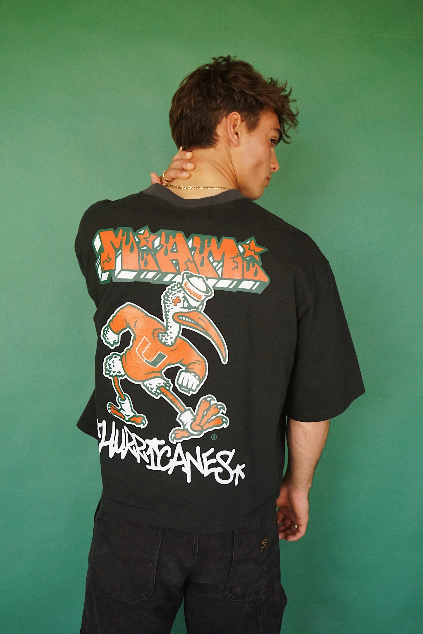 Miami Graffiti Tee Black