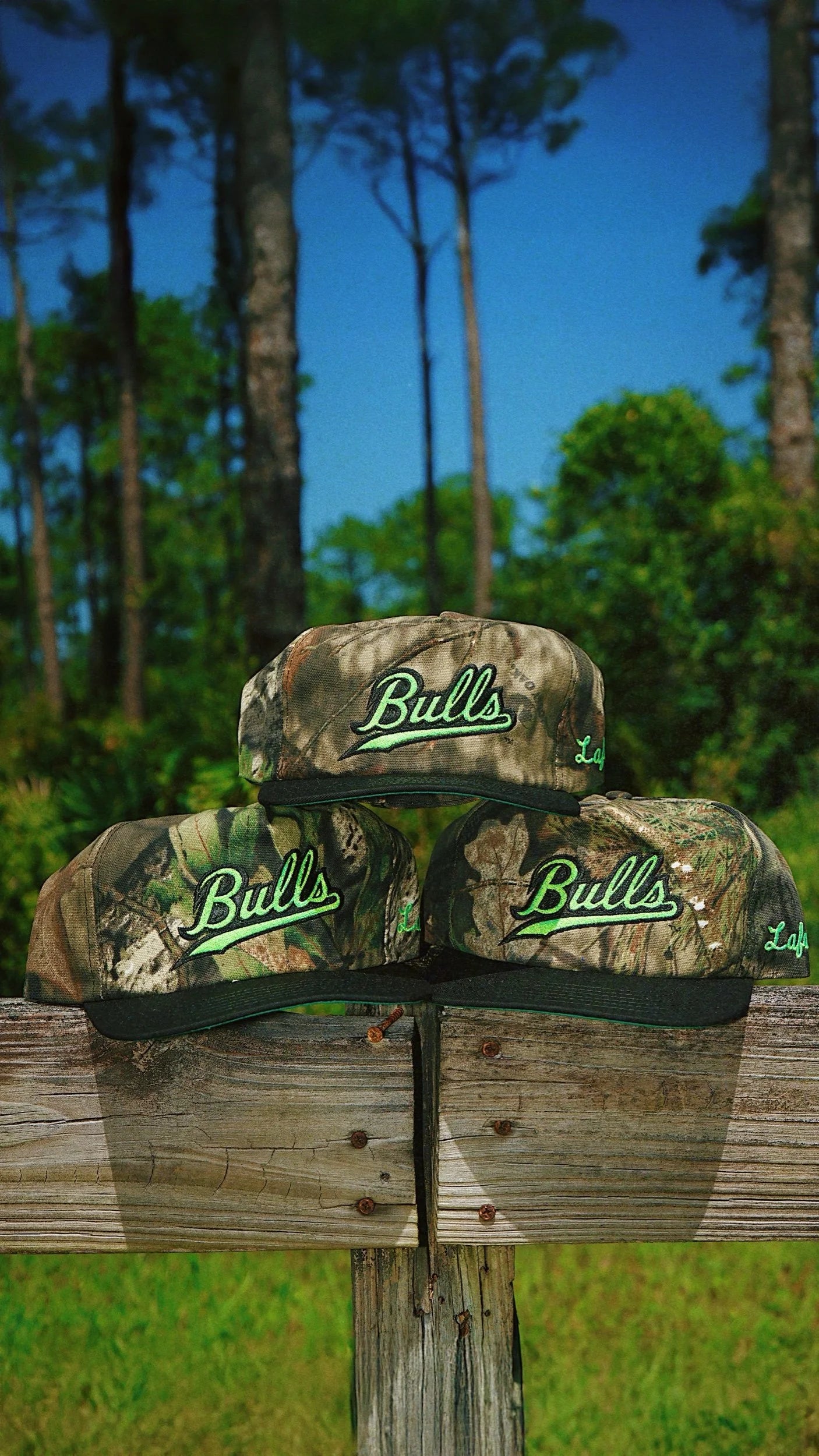 Camo Bulls Trucker