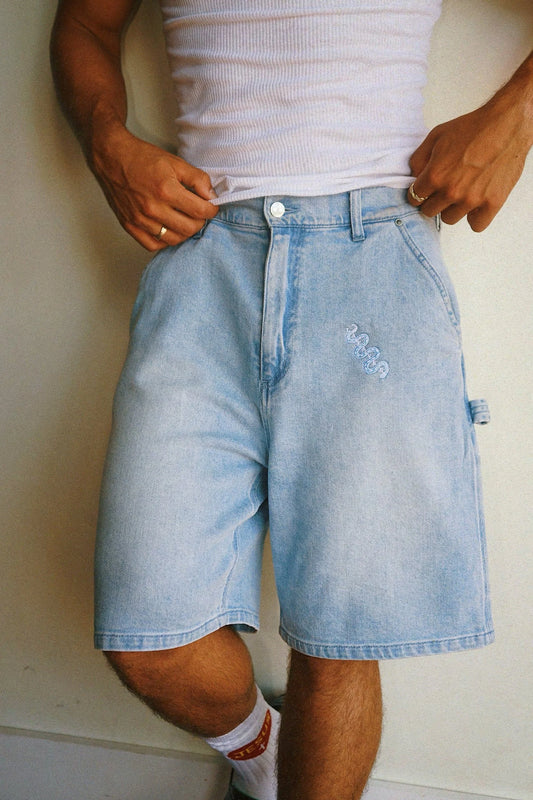 Lafavre Light Wash Jorts