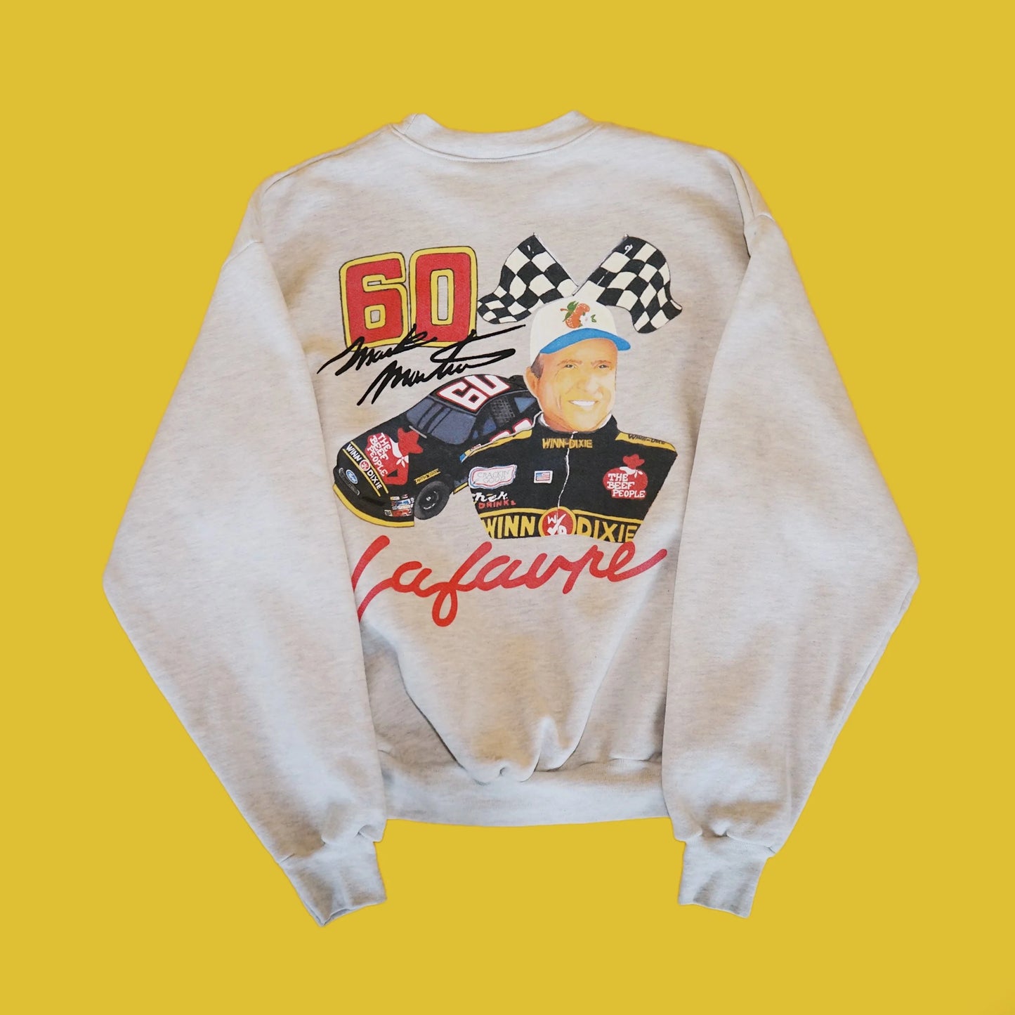 Mark Martin x Winn-Dixie Gray Crewneck