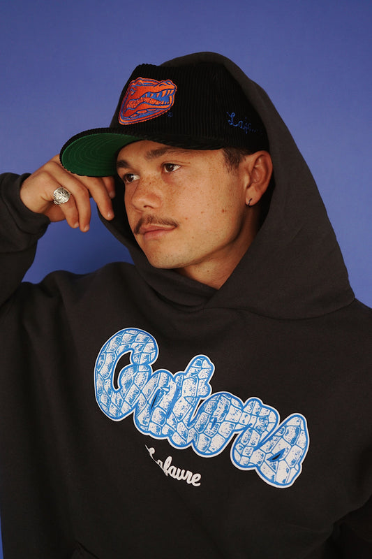 Gator Scale Shadow Black Hoodie