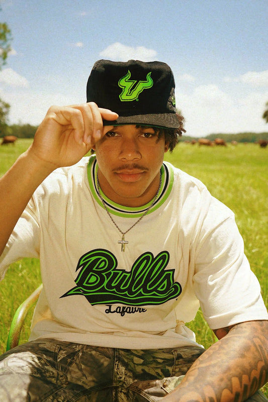 USF Ribbed Collar Tee