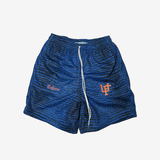 Black Gator Scale Mesh Shorts