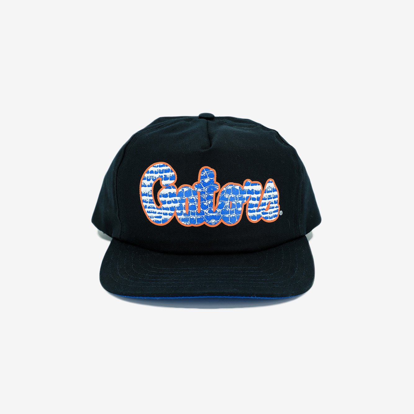 Black Gator Scales Snapback