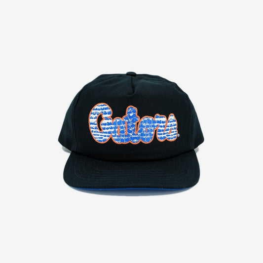 Black Gator Scales Snapback