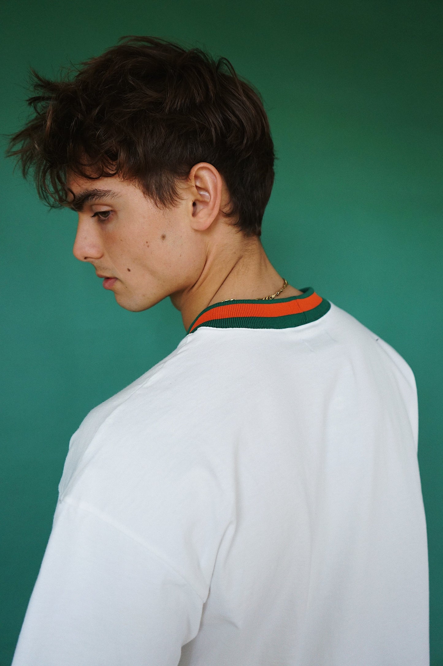 Canes Ribbed Collar Tee