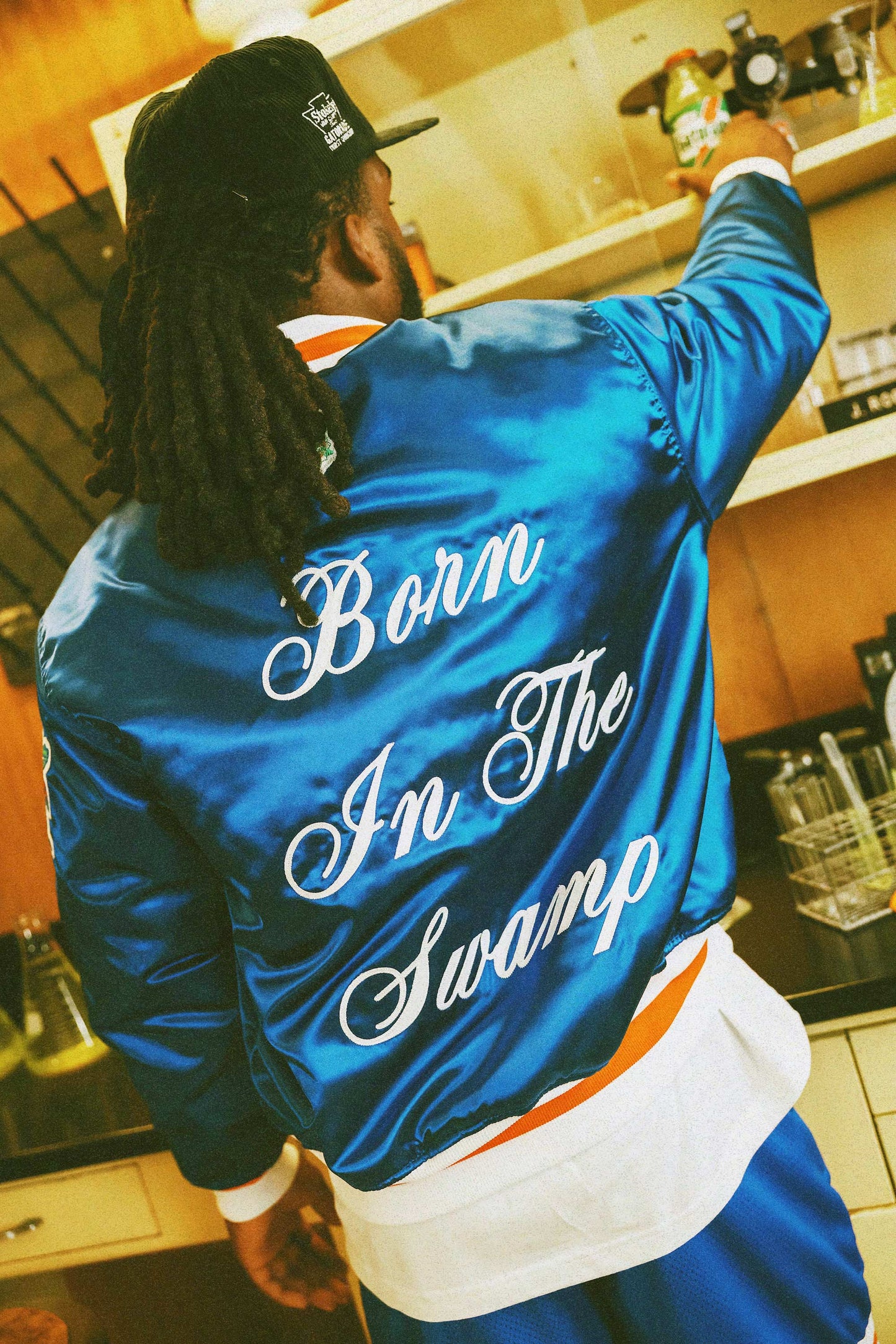 Gatorade Blue Satin Jacket