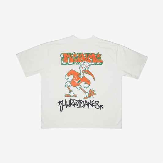 Miami Graffiti Tee White