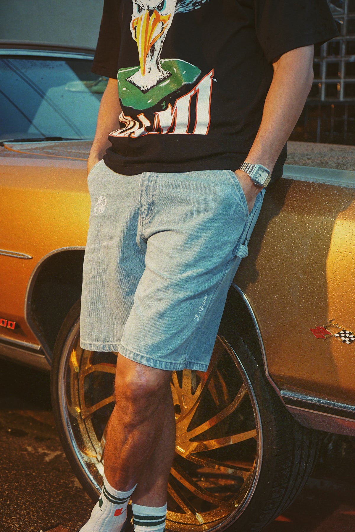 Miami Gothic M Jorts