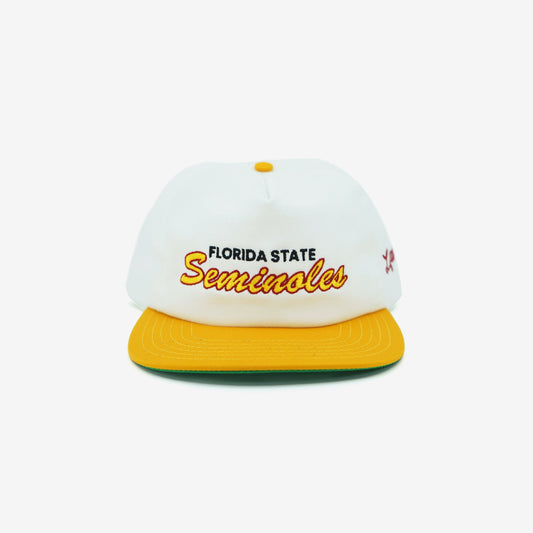 FSU Script Snapback Gold