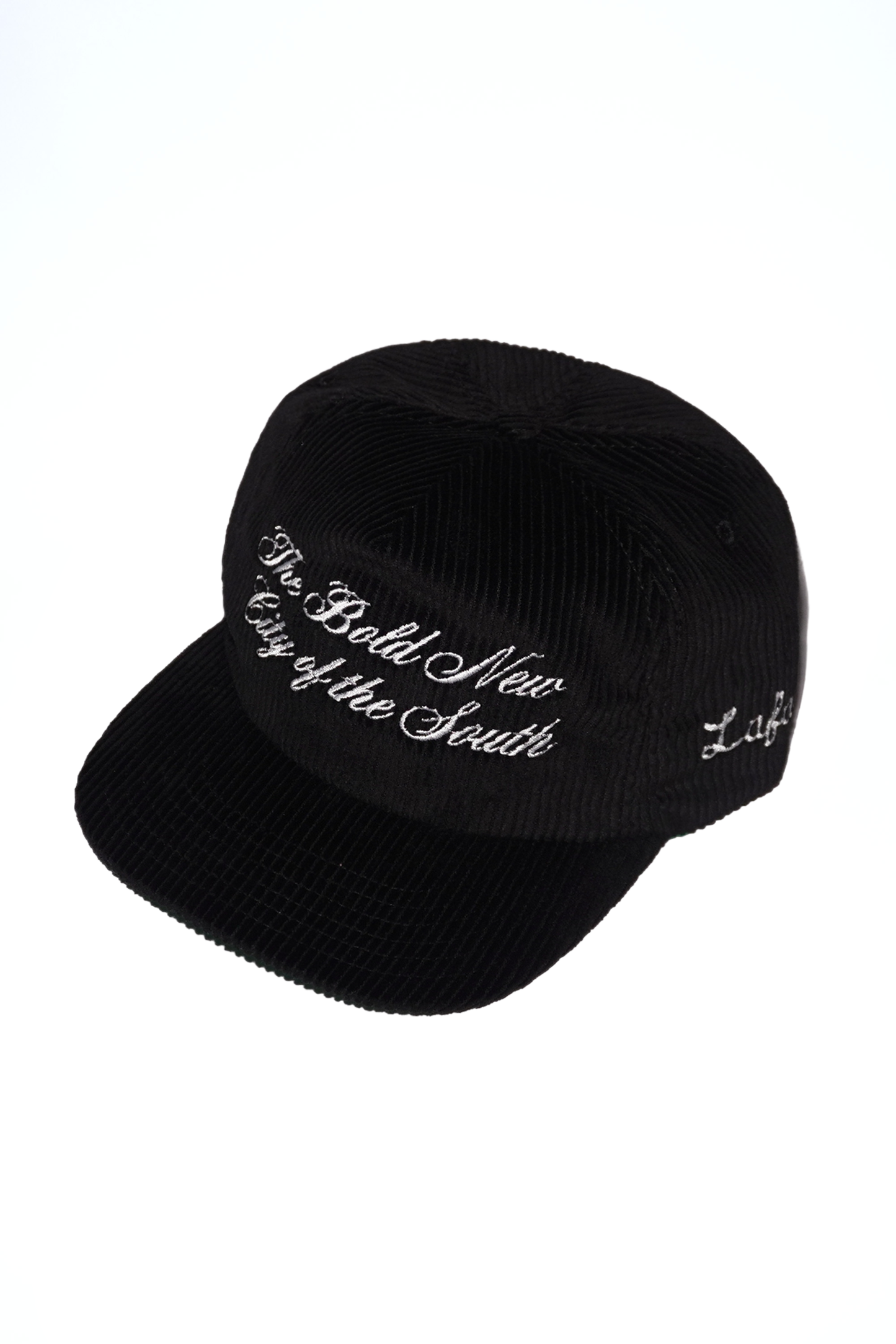 Bold New City Script Black Trucker