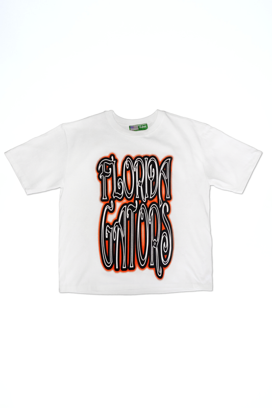 Gators Y2K White T