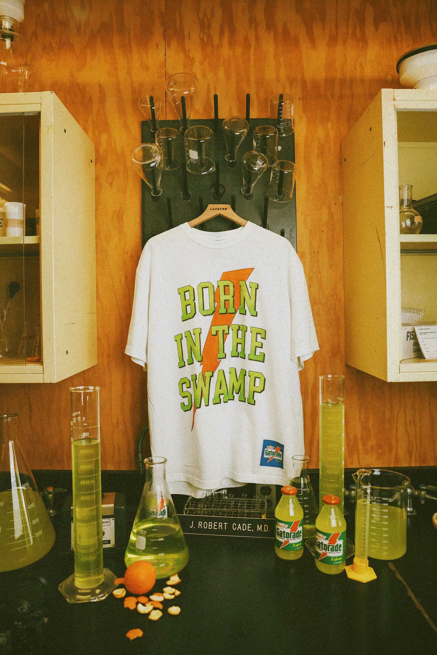 Gatorade "Born in the Swamp" White T