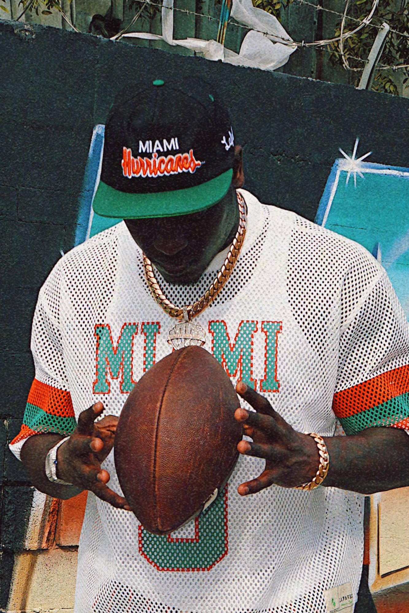 Miami Hurricanes Green Visor