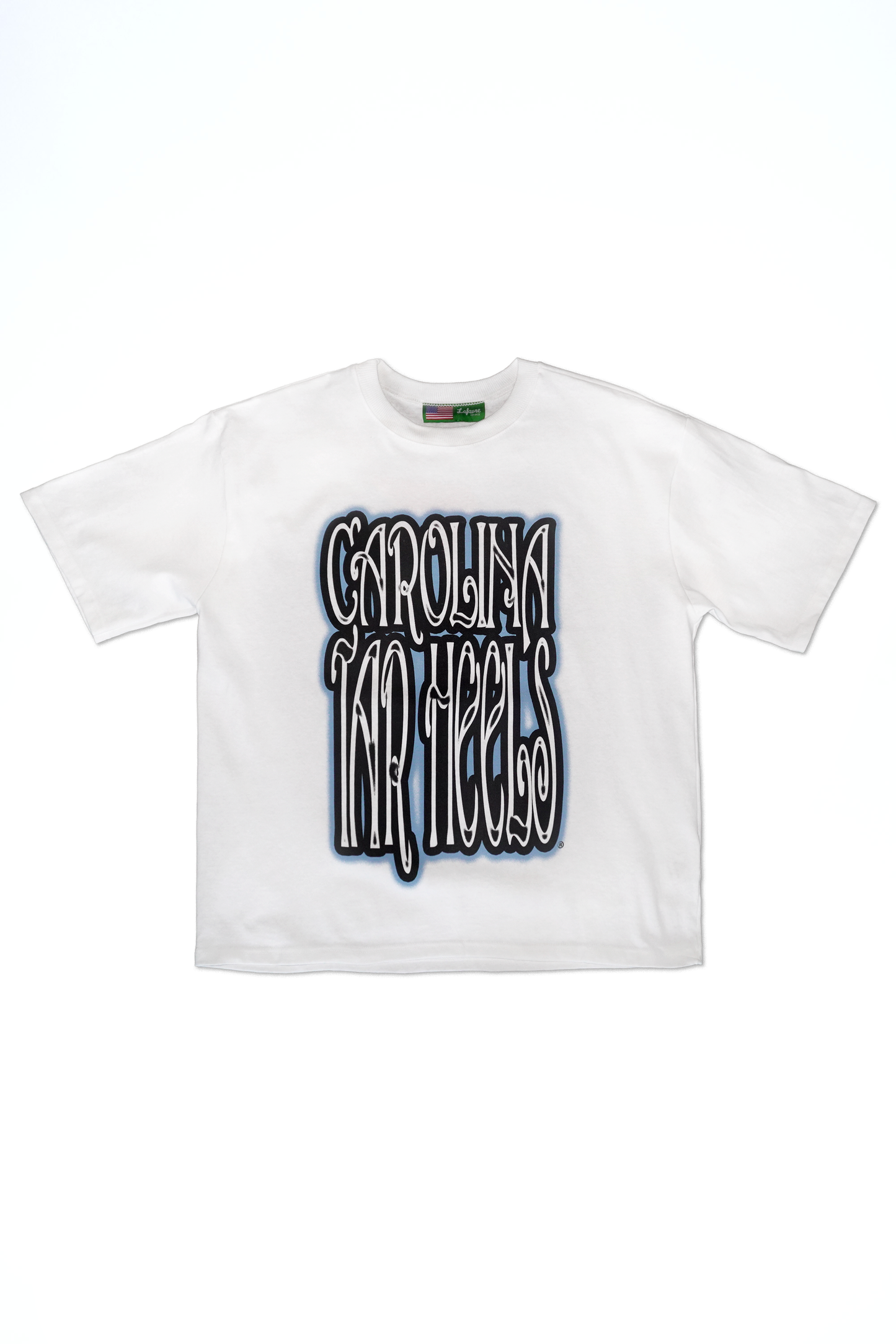 Tar Heels Y2K White T